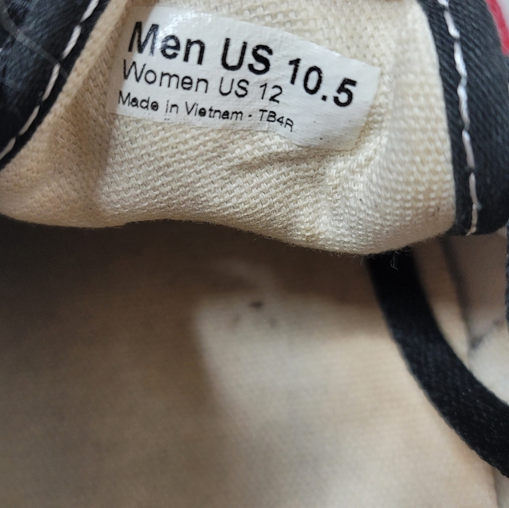 Vans era red and black suede low top sneakers 10.5 - Picture 9 of 9